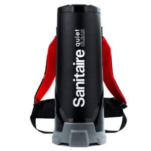 A back view of the backpack with straps.