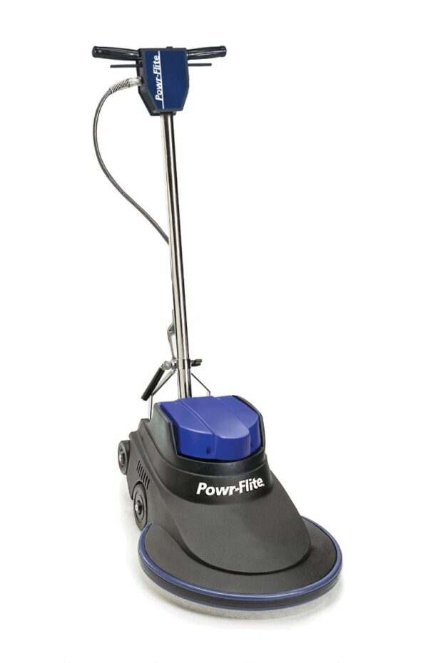 Power-Flite floor cleaning machine.