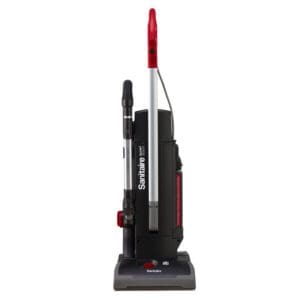 Sanitaire Quiet Clean upright vacuum cleaner.