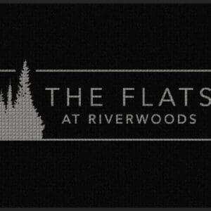 The Flats at Riverwoods logo.