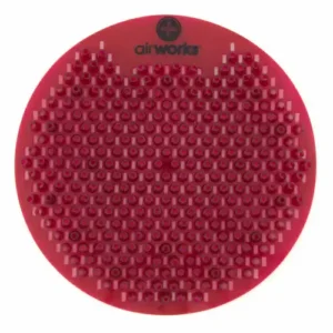 Red Airworks heart-shaped massage mat.